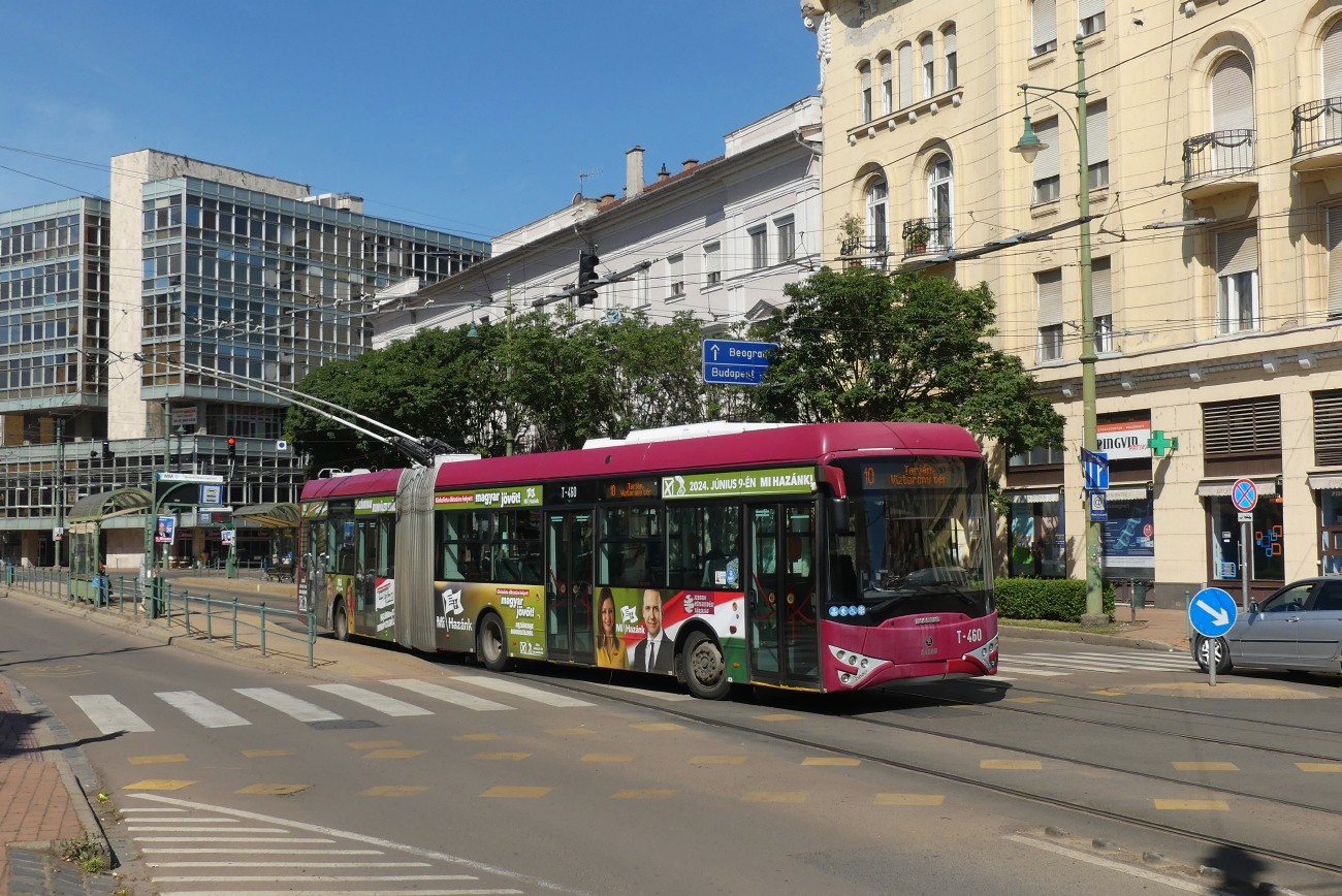 Сегед, Ikarus-Škoda Tr187.2 № T-460 Сегед, Ikarus-Škoda Tr187.2 № T-460