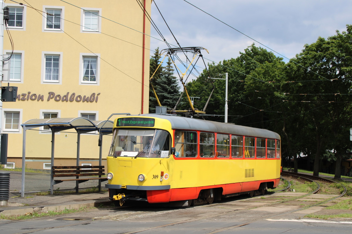 Мост ― Литвинов, Tatra T3M.3 № 309 Мост ― Литвинов, Tatra T3M.3 № 309