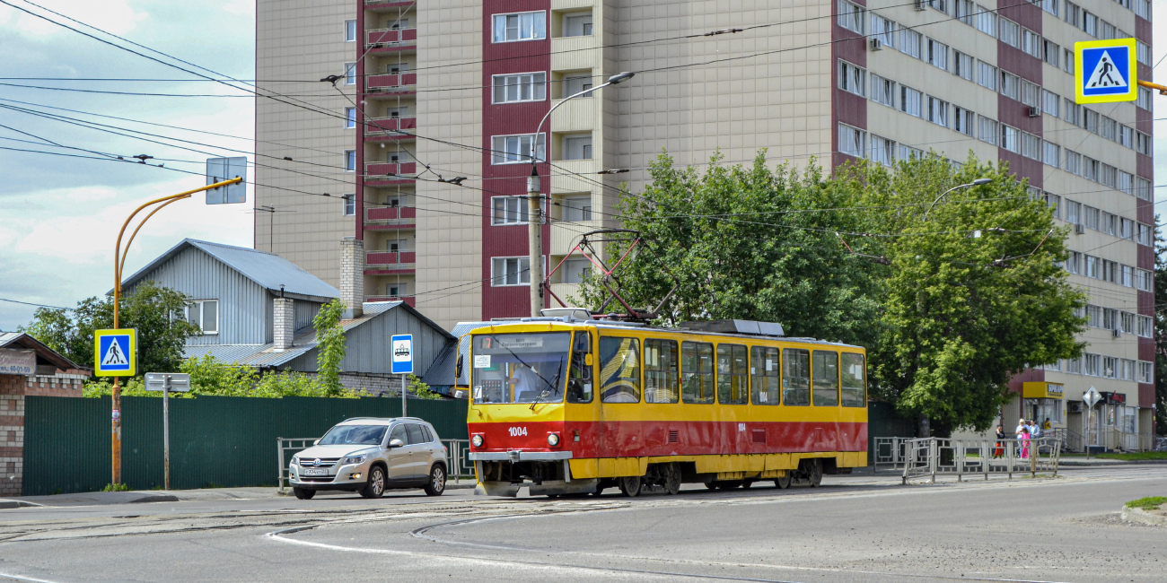 Барнаул, Tatra T6B5SU № 1004