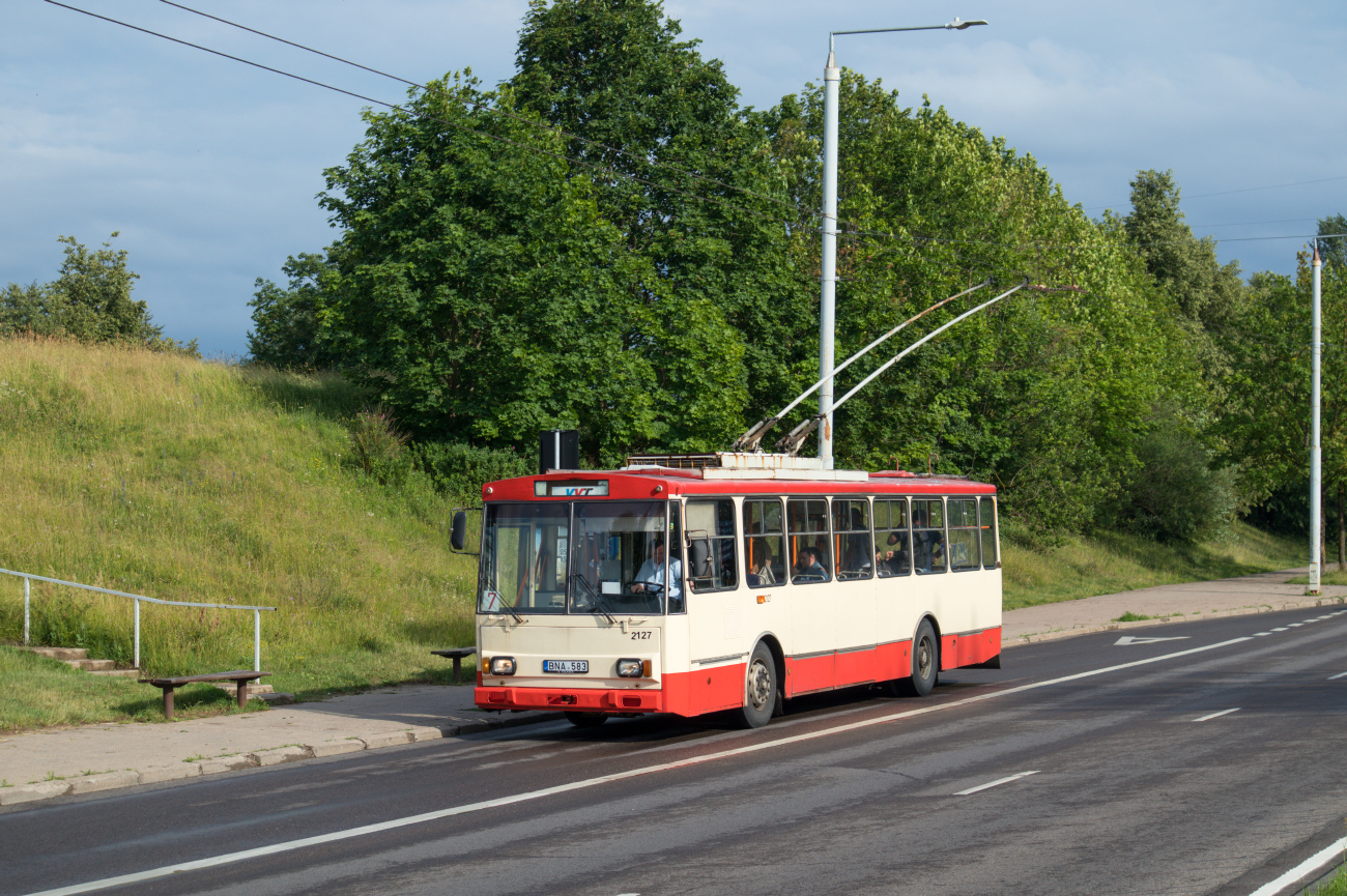Вильнюс, Škoda 14Tr08/6 № 2127