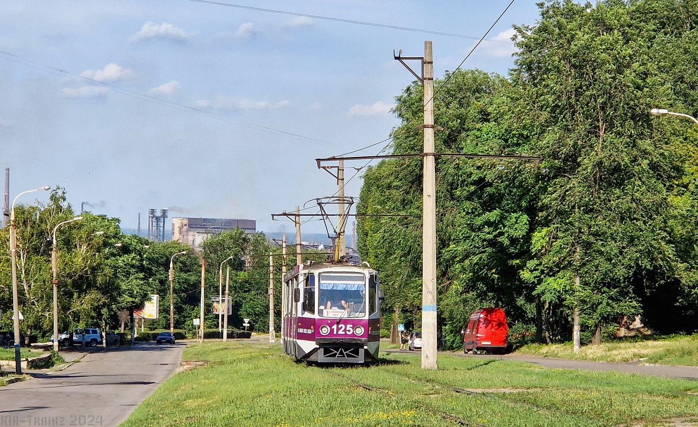 Каменское, 71-608КМ № 125; Каменское — Трамвайные линии и инфраструктура