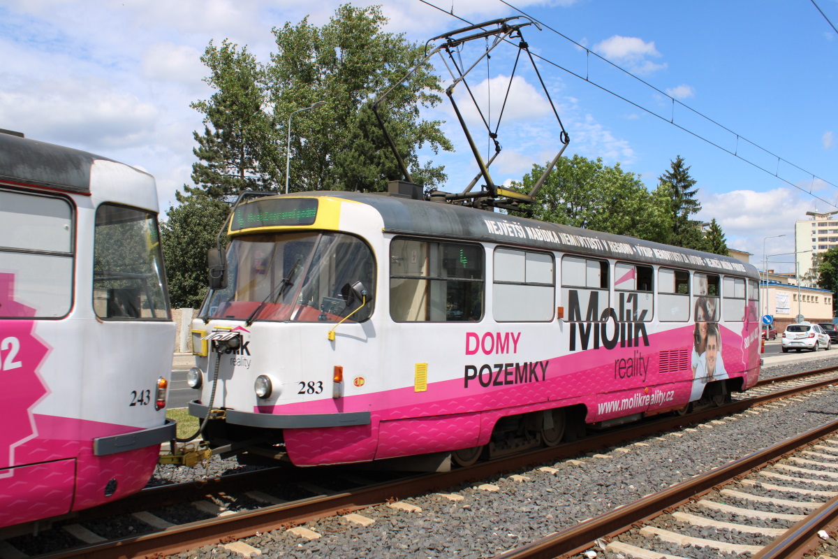 Мост ― Литвинов, Tatra T3M.3 № 283