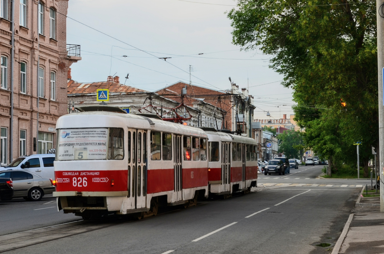 Самара, Tatra T3SU № 826