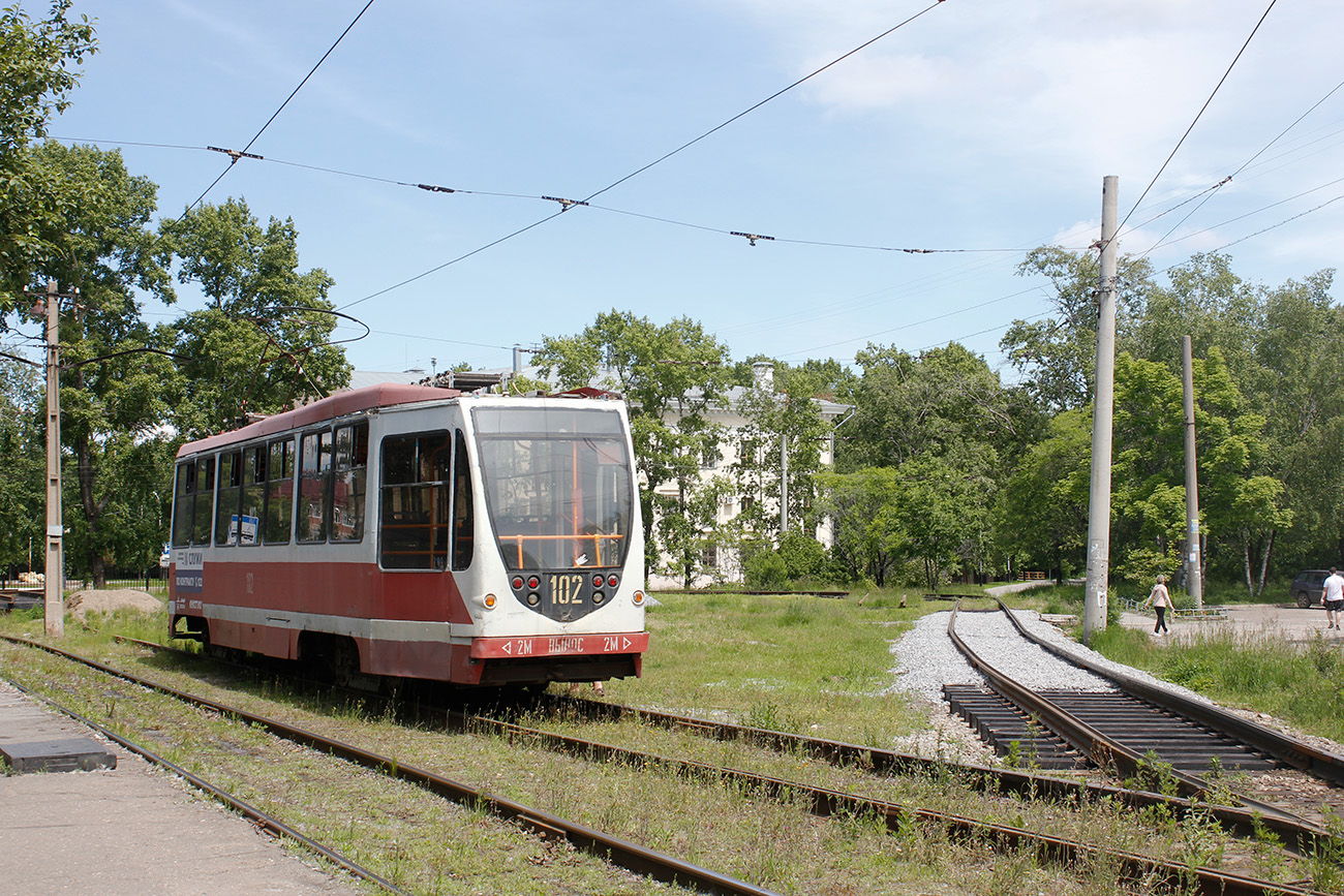 Хабаровск, 71-134А (ЛМ-99АВН) № 102; Хабаровск — Ремонты