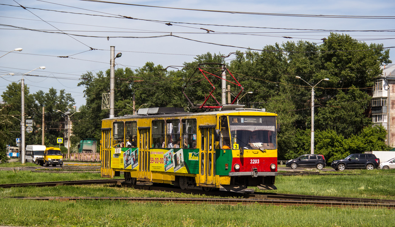 Барнаул, Tatra T6B5SU № 3203