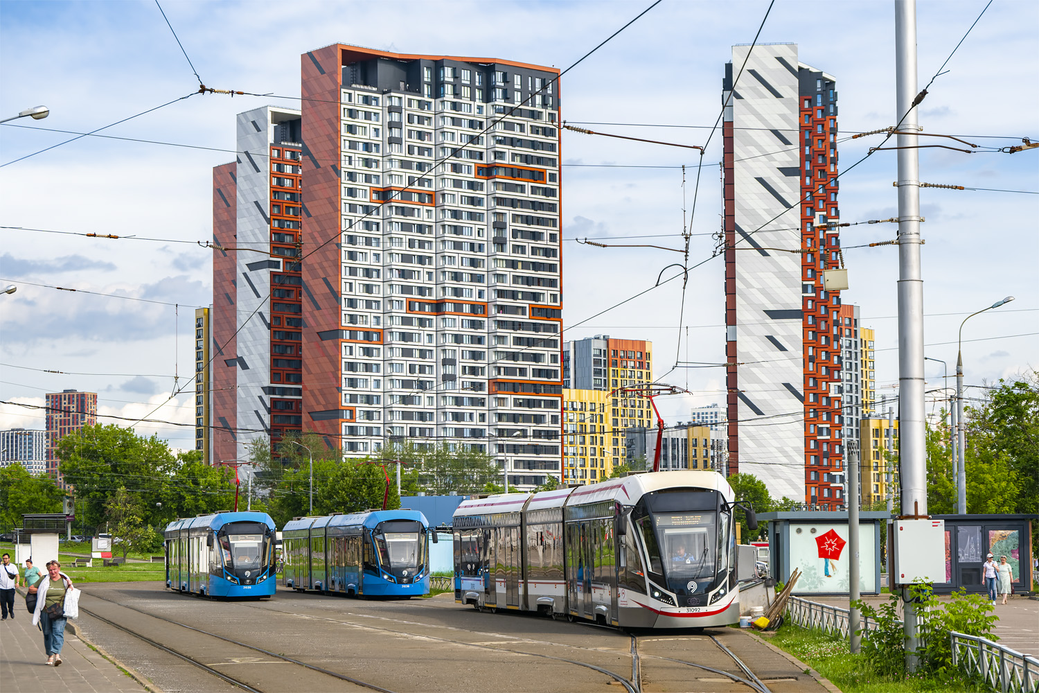 Москва, 71-931М «Витязь-М» № 31092; Москва — Конечные станции и кольца Москва, 71-931М «Витязь-М» № 31092; Москва — Конечные станции и кольца