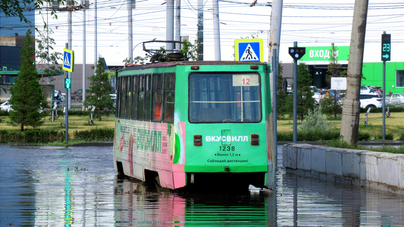 Челябинск, 71-605 (КТМ-5М3) № 1238; Челябинск — Происшествия