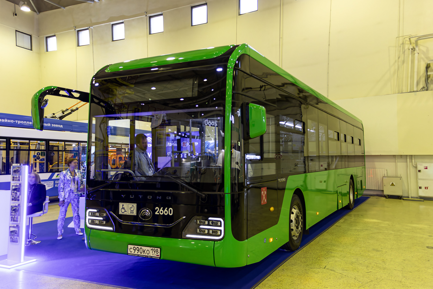 Szentpétervár, Yutong ZK6126BEVG — 2660; Moszkva — ElectroTrans – 2024