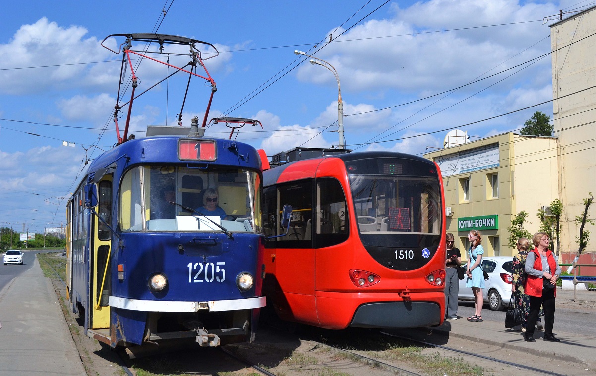 Ижевск, Tatra T3K № 1205