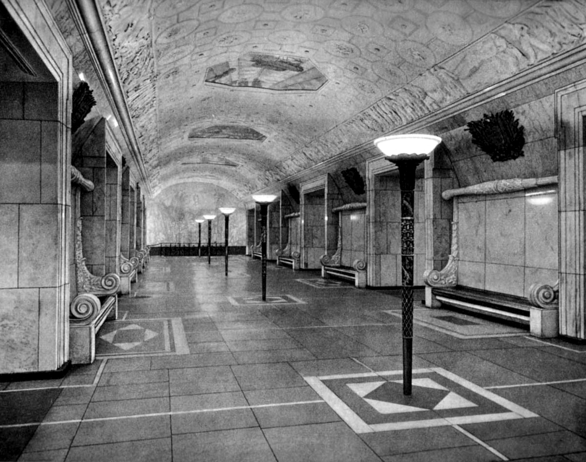 Moscow — Metro — [2] Zamoskvoretskaya Line; Moscow — Metropolitan — historical photos (1933-1991)