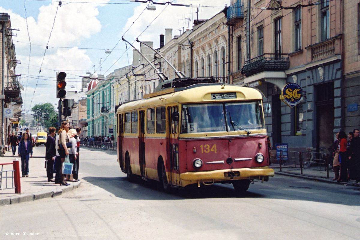 Тернополь, Škoda 9TrHT28 № 134