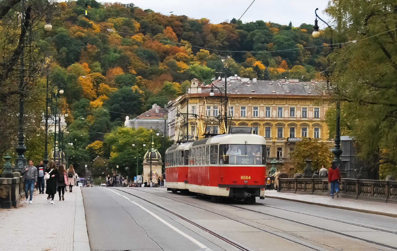 Прага, Tatra T3R.P № 8564