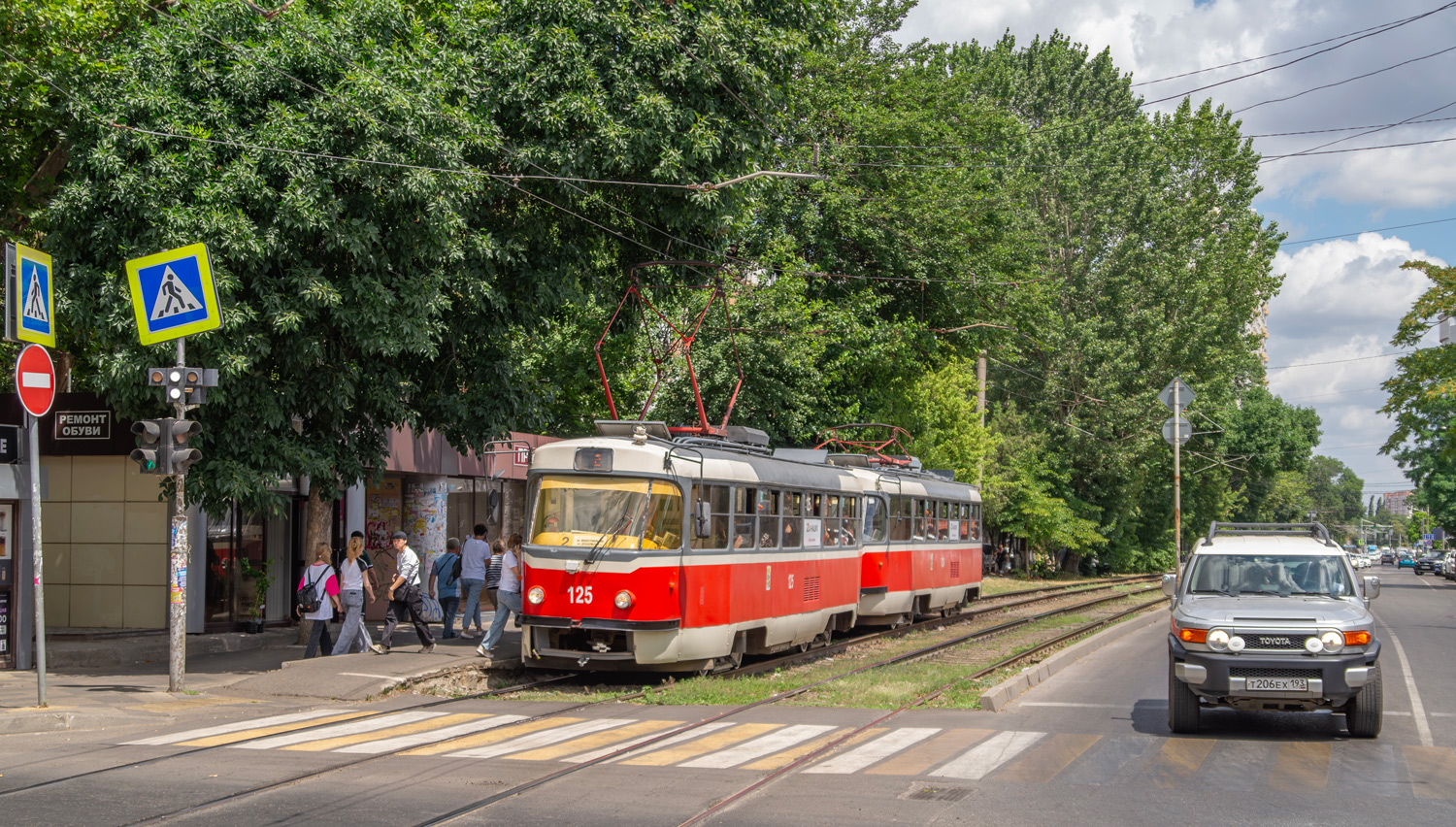 Краснодар, Tatra T3SU КВР ТРЗ № 125