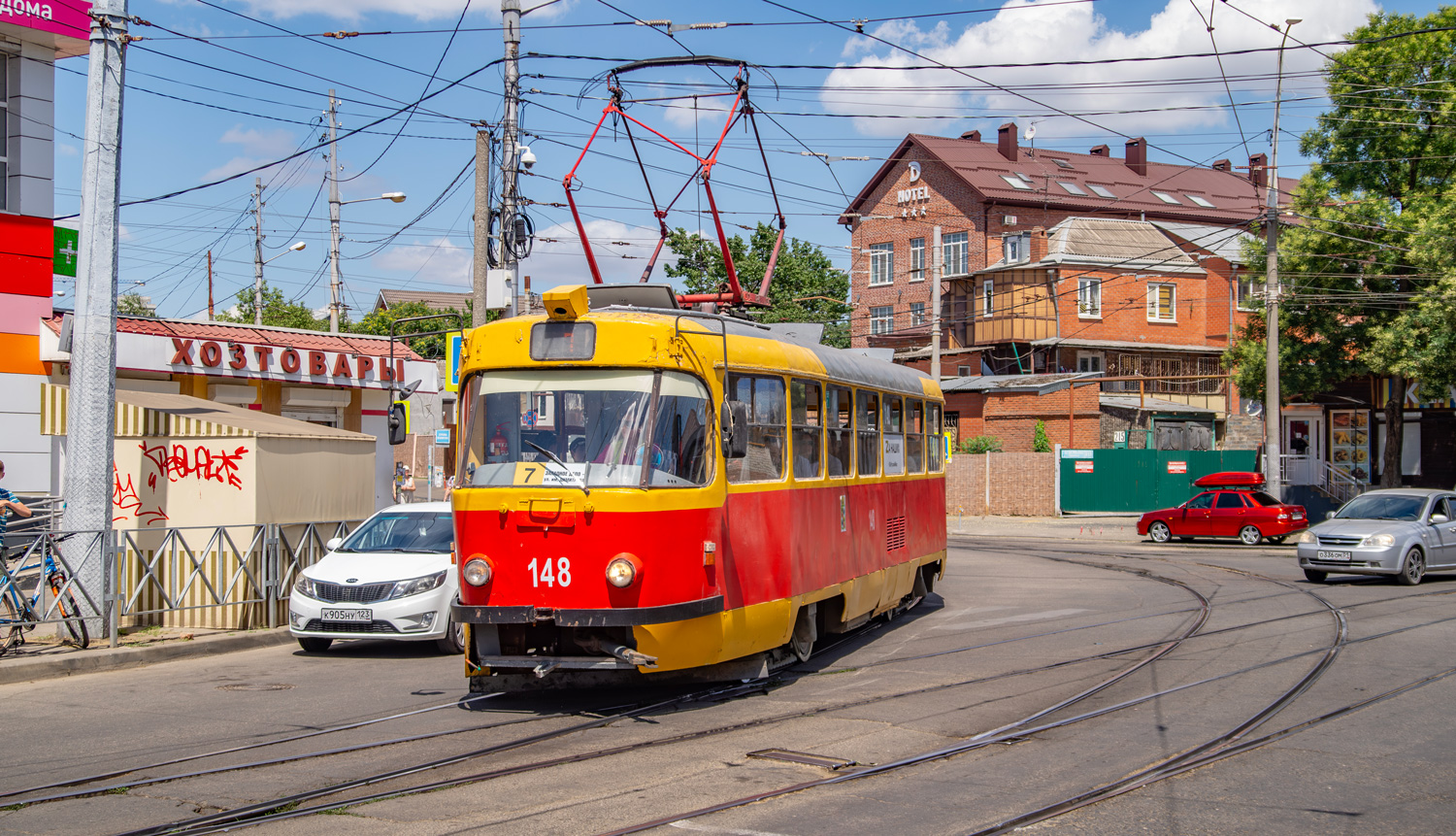 Краснодар, Tatra T3SU № 148
