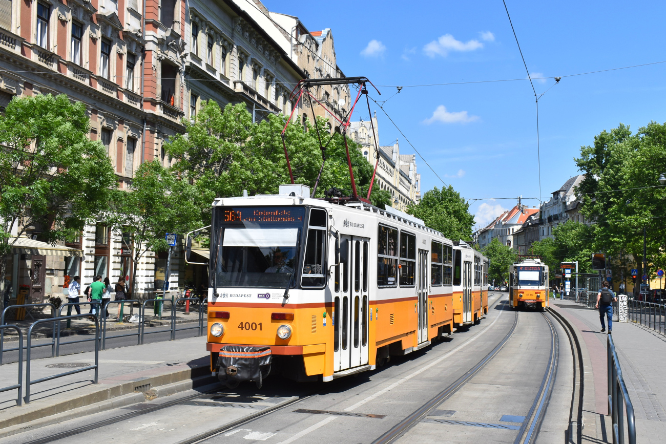 Budapešta, Tatra T5C5K2 № 4001
