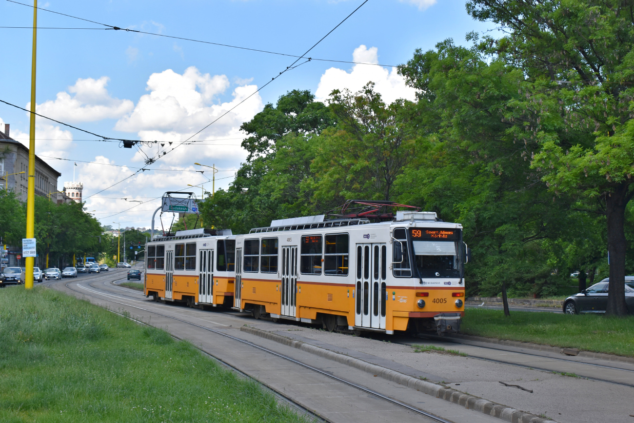 Budapest, Tatra T5C5K2 # 4005 Budapest, Tatra T5C5K2 # 4005