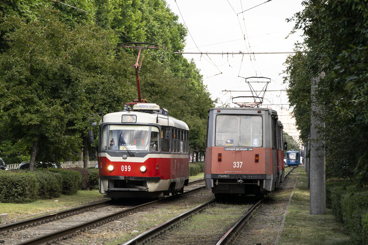 Краснодар, Tatra T3SU КВР ТМЗ № 099; Краснодар, 71-605 (КТМ-5М3) № 337