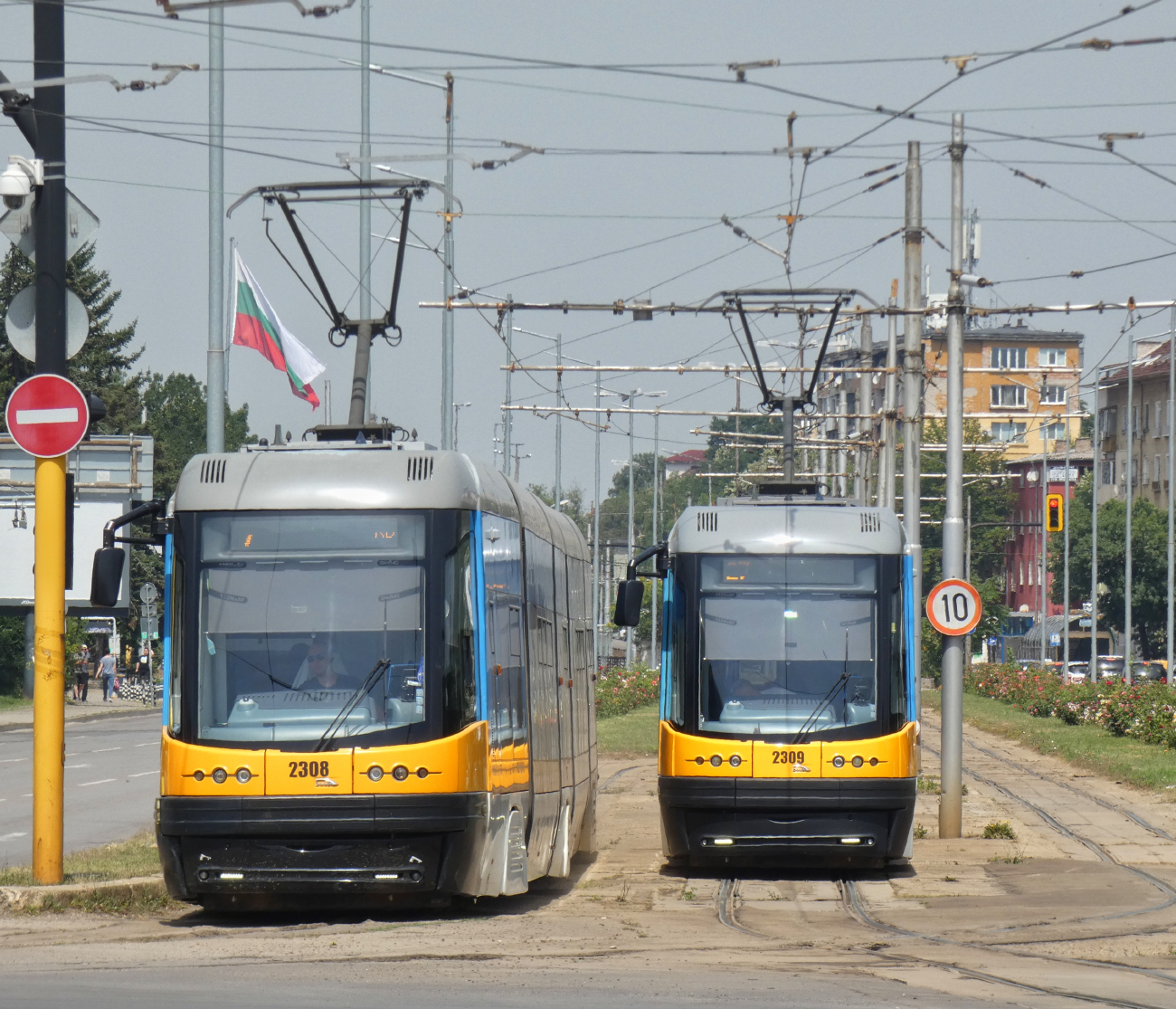 София, PESA Swing 122NaSF № 2308; София, PESA Swing 122NaSF № 2309