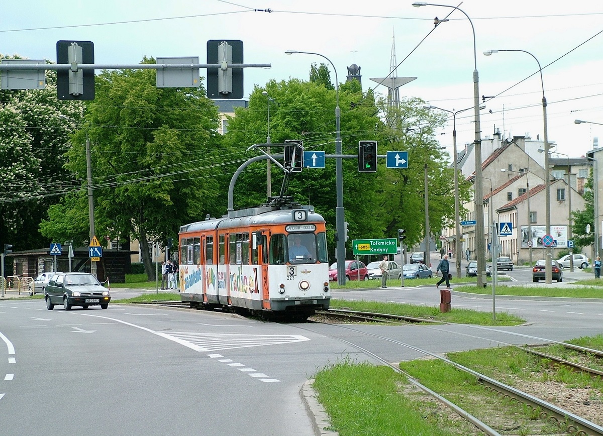 Эльблонг, Westwaggon GT6 № 223