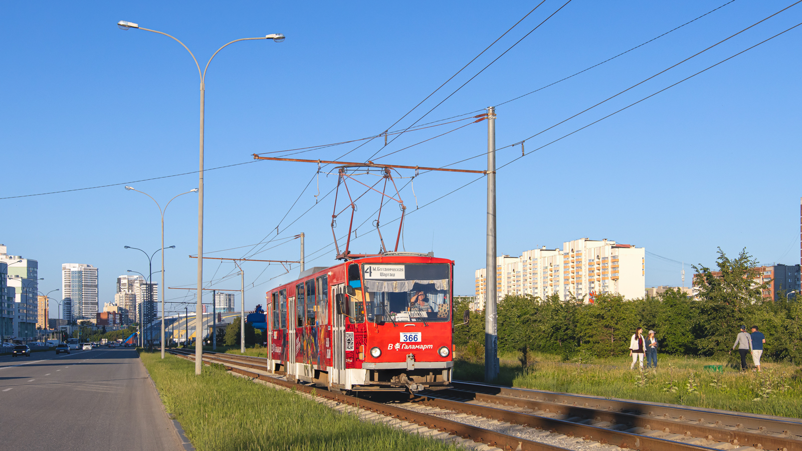 Екатеринбург, Tatra T6B5SU № 366