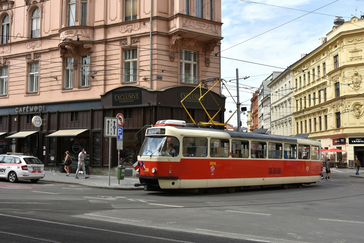 Прага, Tatra T3R.P № 8516