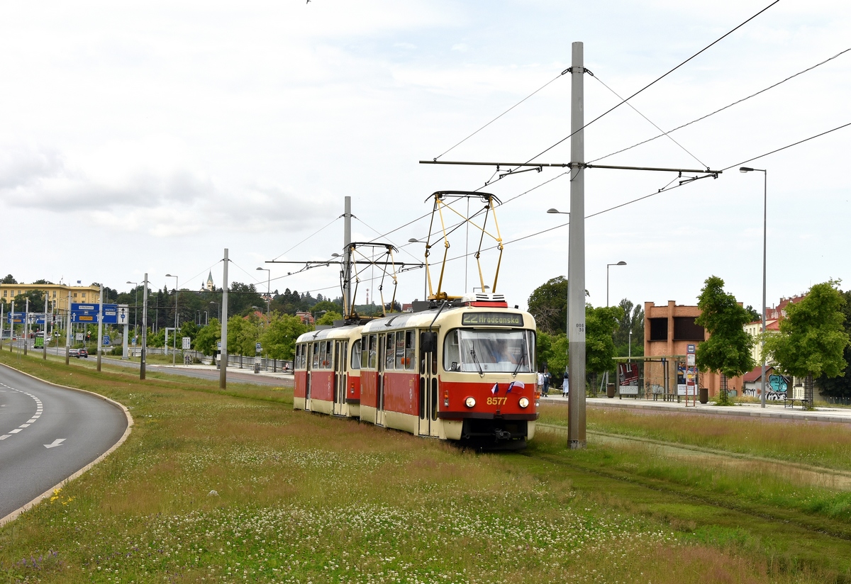 Prag, Tatra T3R.P Nr. 8577