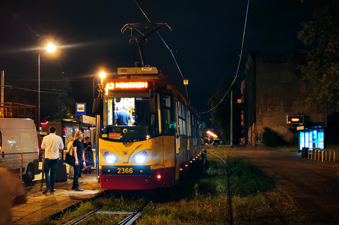 Łódź, Duewag M8CN # 2366 Łódź, Duewag M8CN # 2366