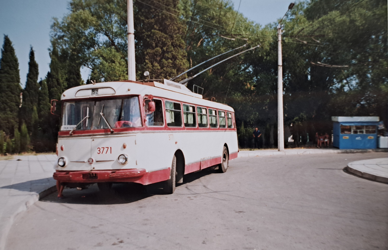 克里米亚无轨电车, Škoda 9TrH27 # 3771; 克里米亚无轨电车 — Historical photos (1959 — 2000)