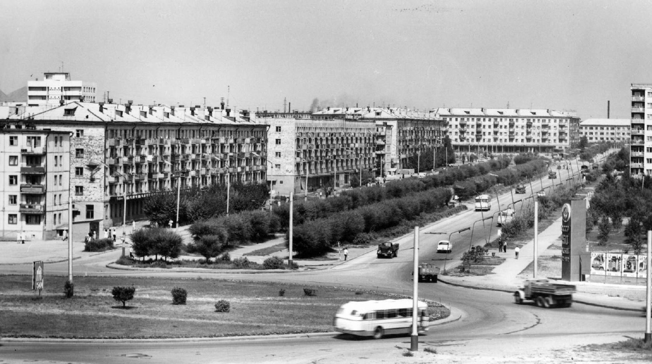 Karaganda — Old photos (up to 2000 year); Karaganda — Trolleybus lines