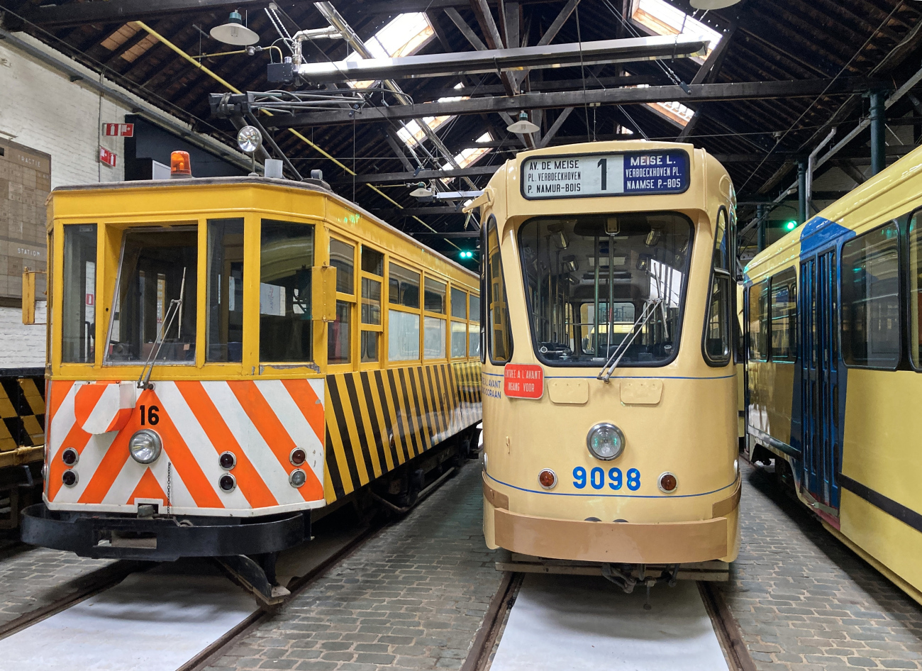 Брюссель, Двухосный моторный вагон № 16; Брюссель, MIVB/STIB Series 9000 № 9098