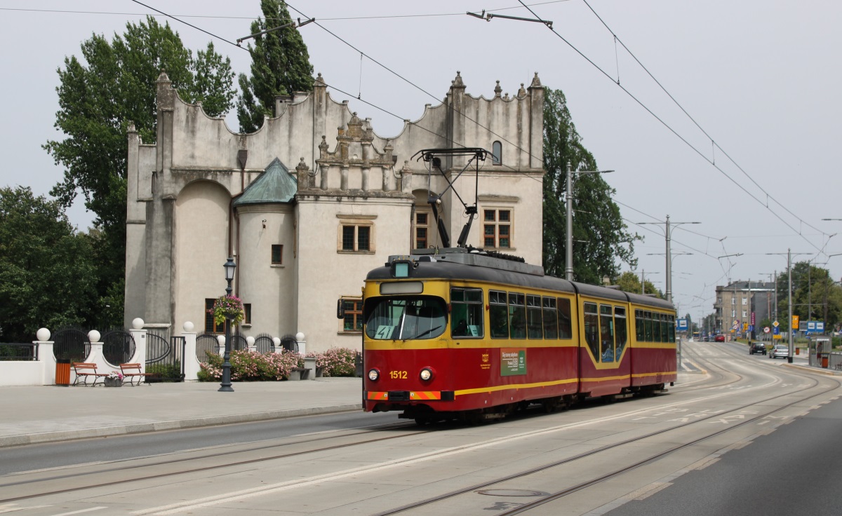 Лодзь, Duewag GT8NF № 1512