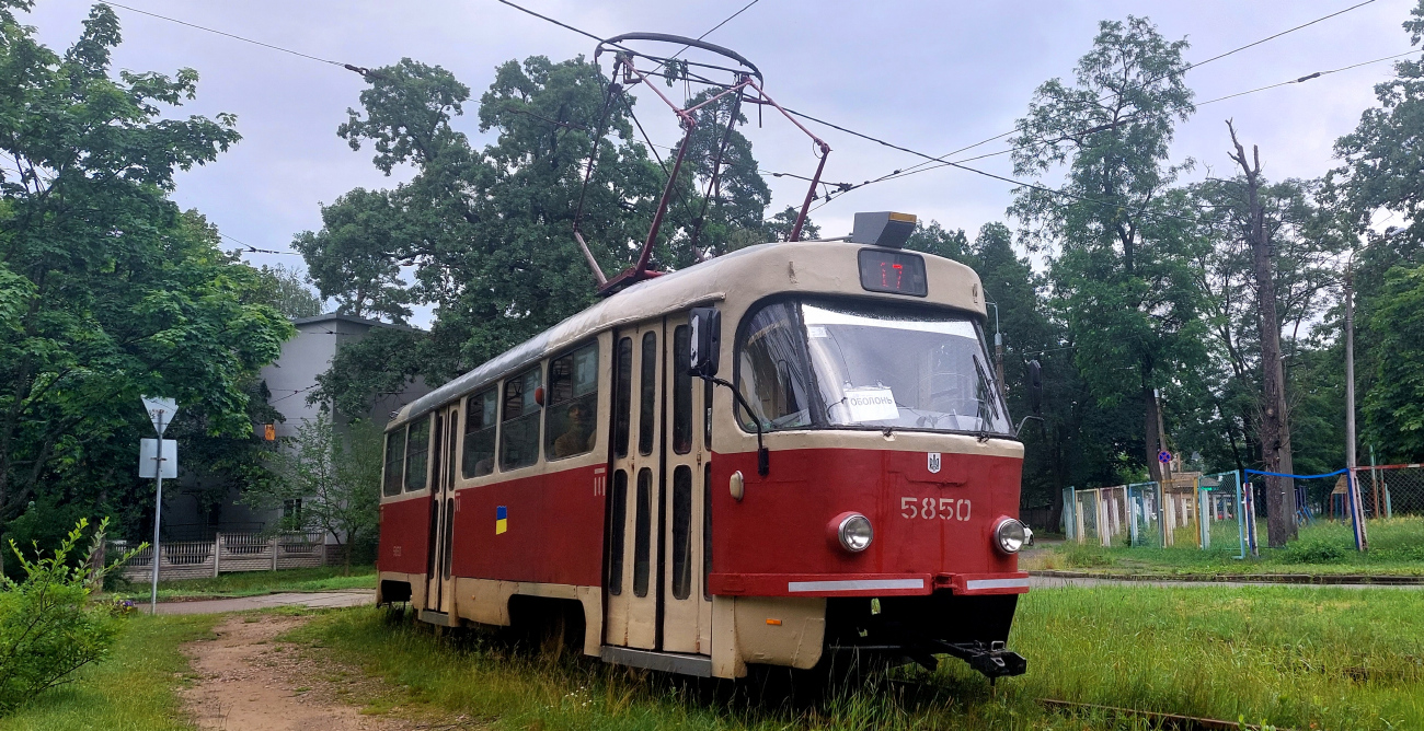 Киев, Tatra T3SU № 5850 Киев, Tatra T3SU № 5850