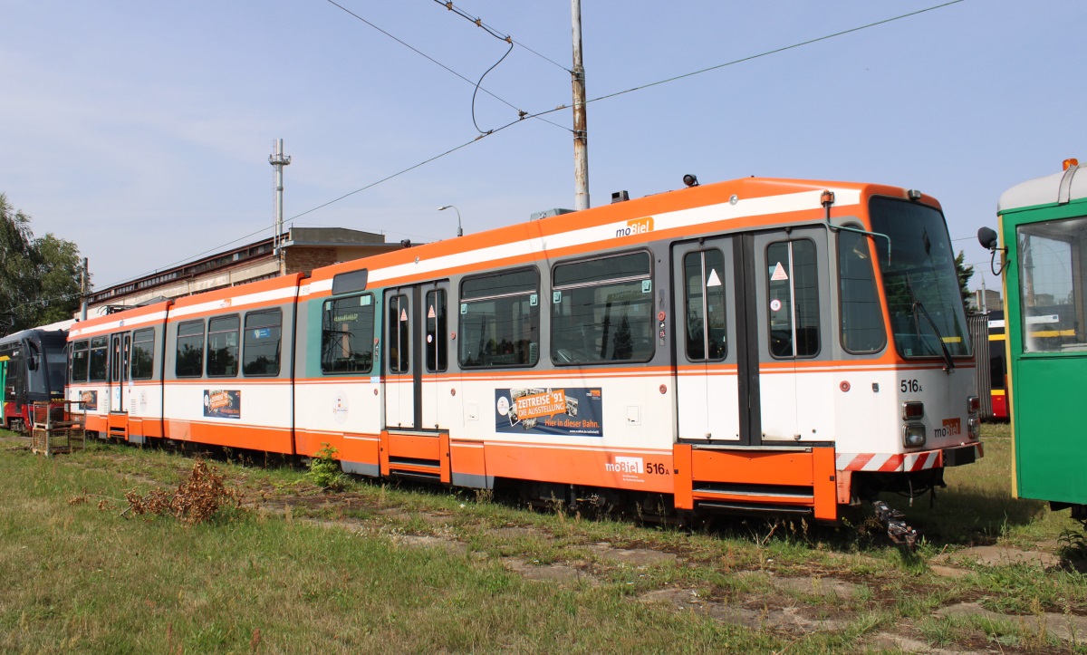 Лодзь, Duewag M8C № (516)