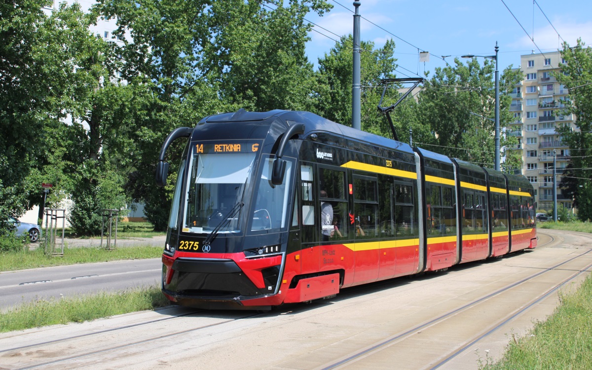 Łódź, Modertrans Moderus Gamma LF 06 AC № 2375 Łódź, Modertrans Moderus Gamma LF 06 AC № 2375