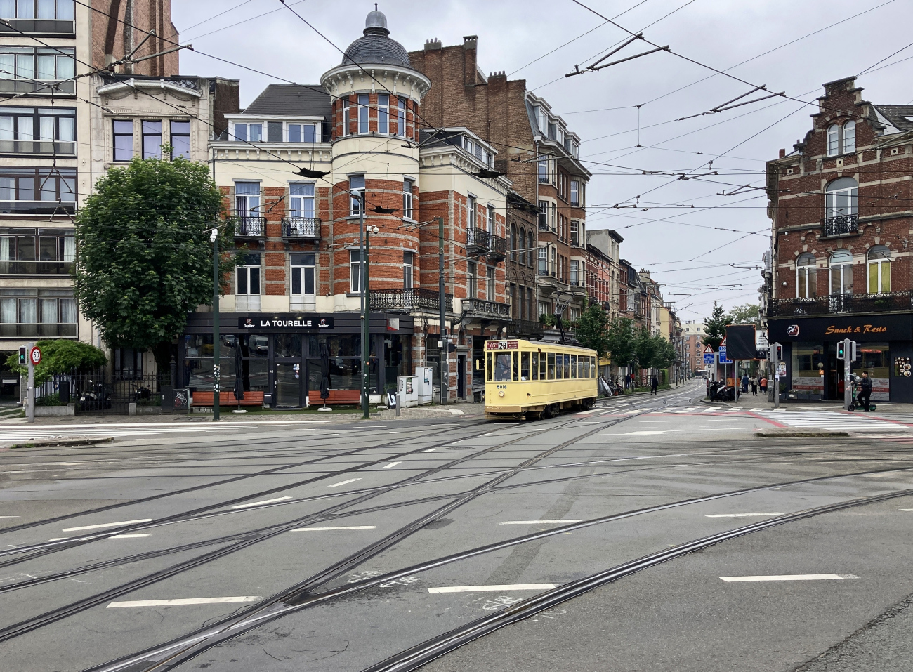 Брюссель — Трамвайные линии и инфраструктура