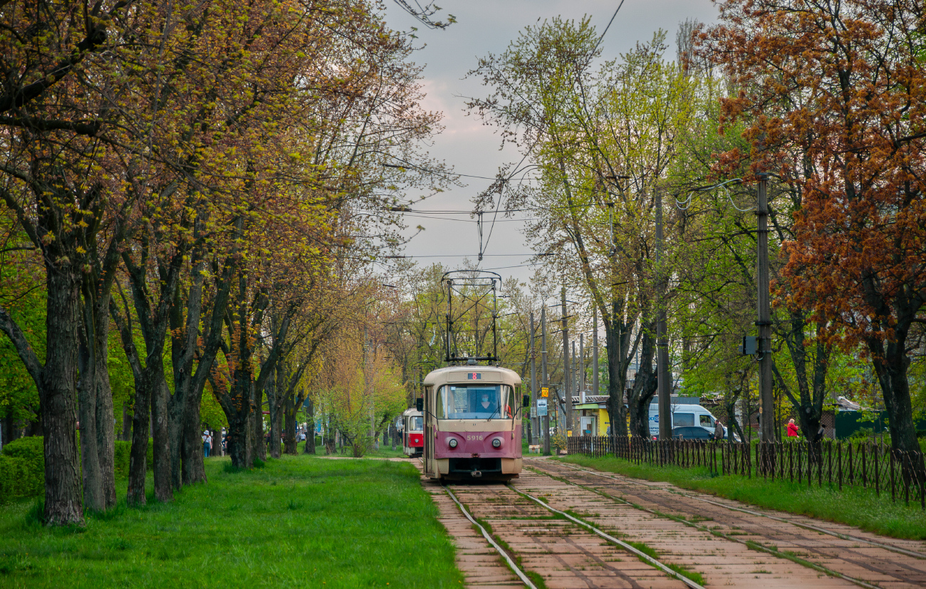 Киев, Tatra T3P № 5916