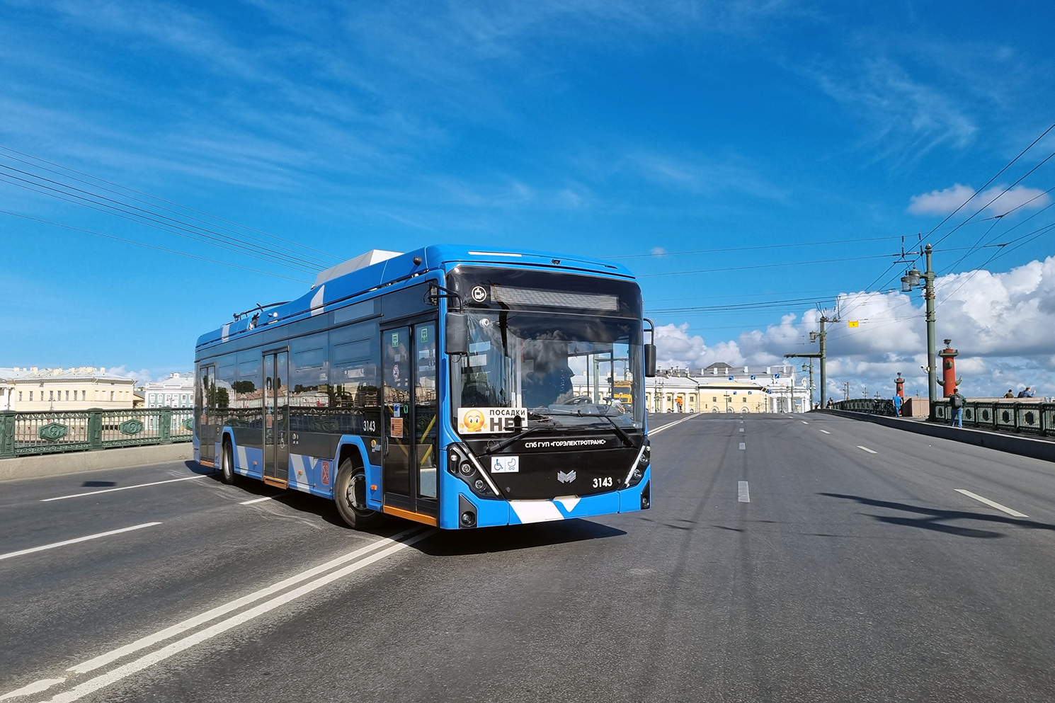 Saint-Petersburg, BKM 32100D «Olgerd» Br. 3143; Saint-Petersburg — Trolleybus lines and infrastructure