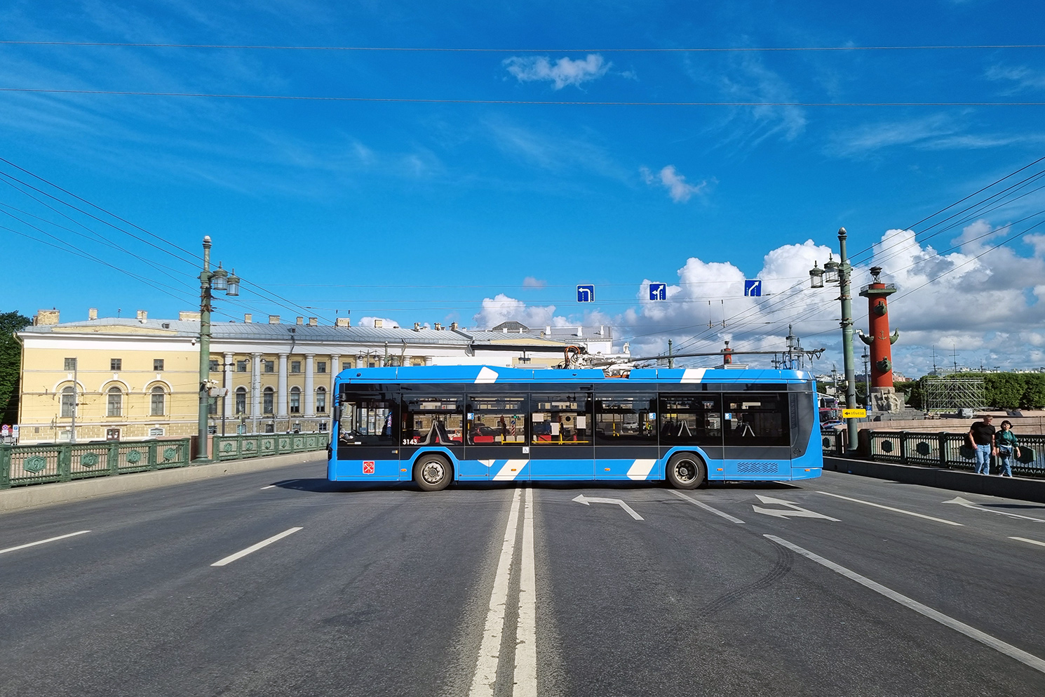 Saint-Petersburg, BKM 32100D «Olgerd» Br. 3143; Saint-Petersburg — Trolleybus lines and infrastructure