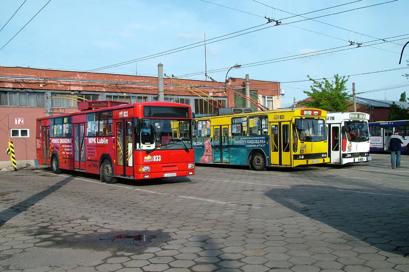 Lublin, MPK/Jelcz 120MT Nr. 833 Lublin, MPK/Jelcz 120MT Nr. 833