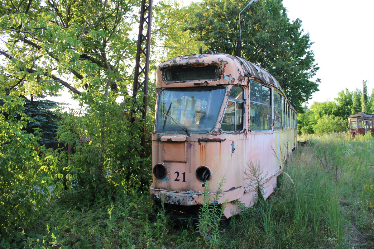 Лодзь, Konstal 803N № 21; Лодзь — депо Брус