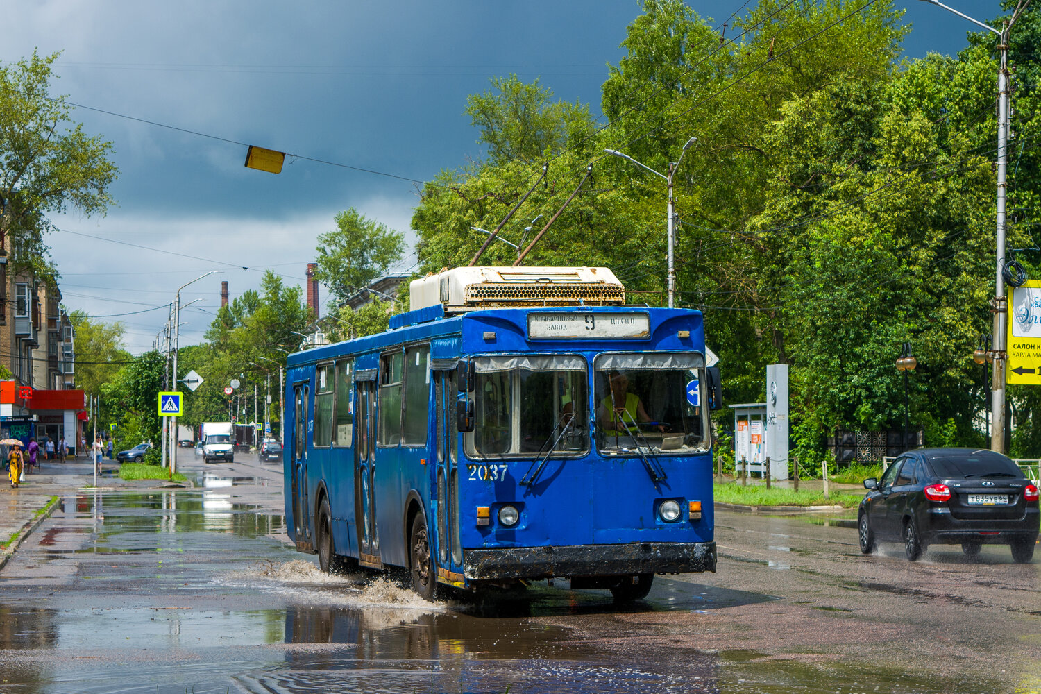 Рязань, ЗиУ-682ГМ1 (с широкой передней дверью) № 2037