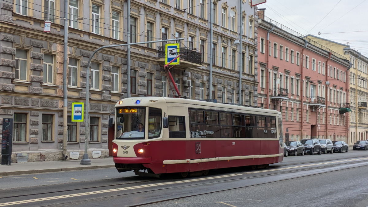 Санкт-Петербург, ЛМ-68М2 (мод. СПб ГЭТ) № 3601