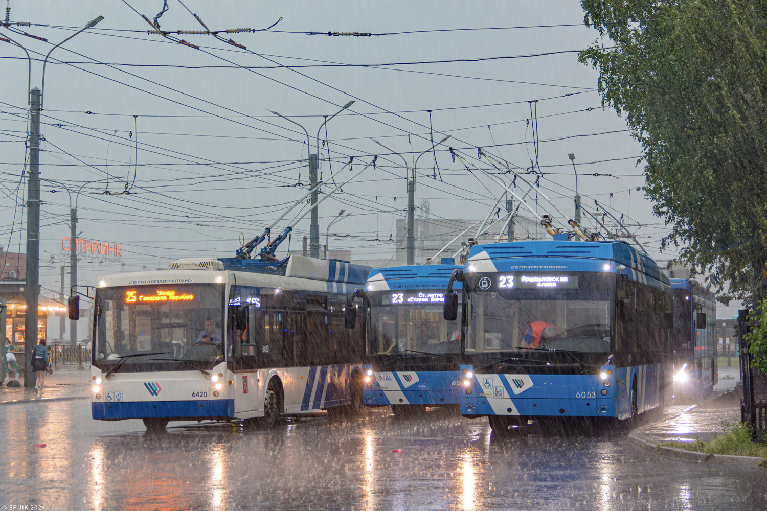 Санкт-Петербург, Тролза-5265.08 «Мегаполис» № 6053 Санкт-Петербург, Тролза-5265.08 «Мегаполис» № 6053