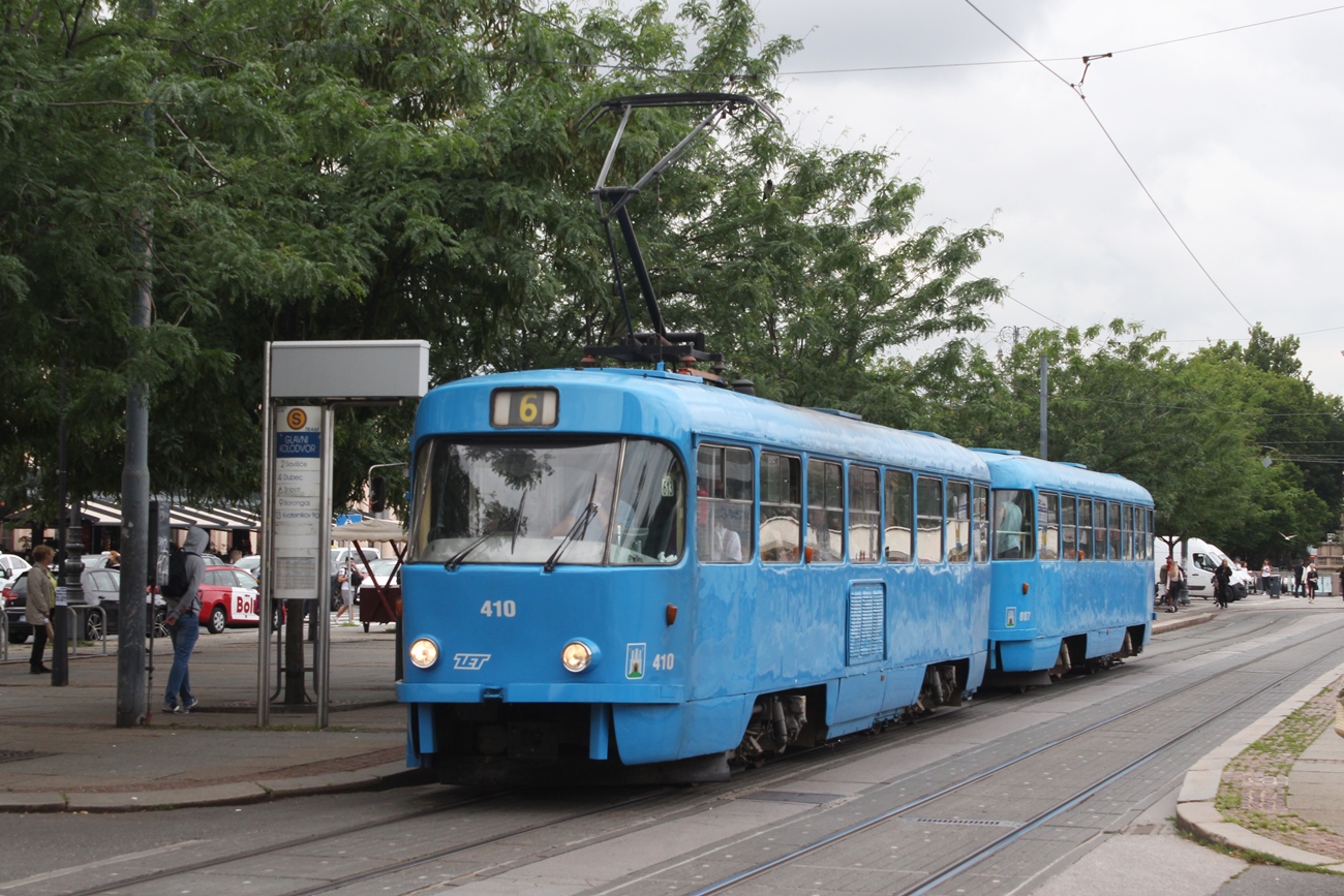 Загреб, Tatra T4YU № 410