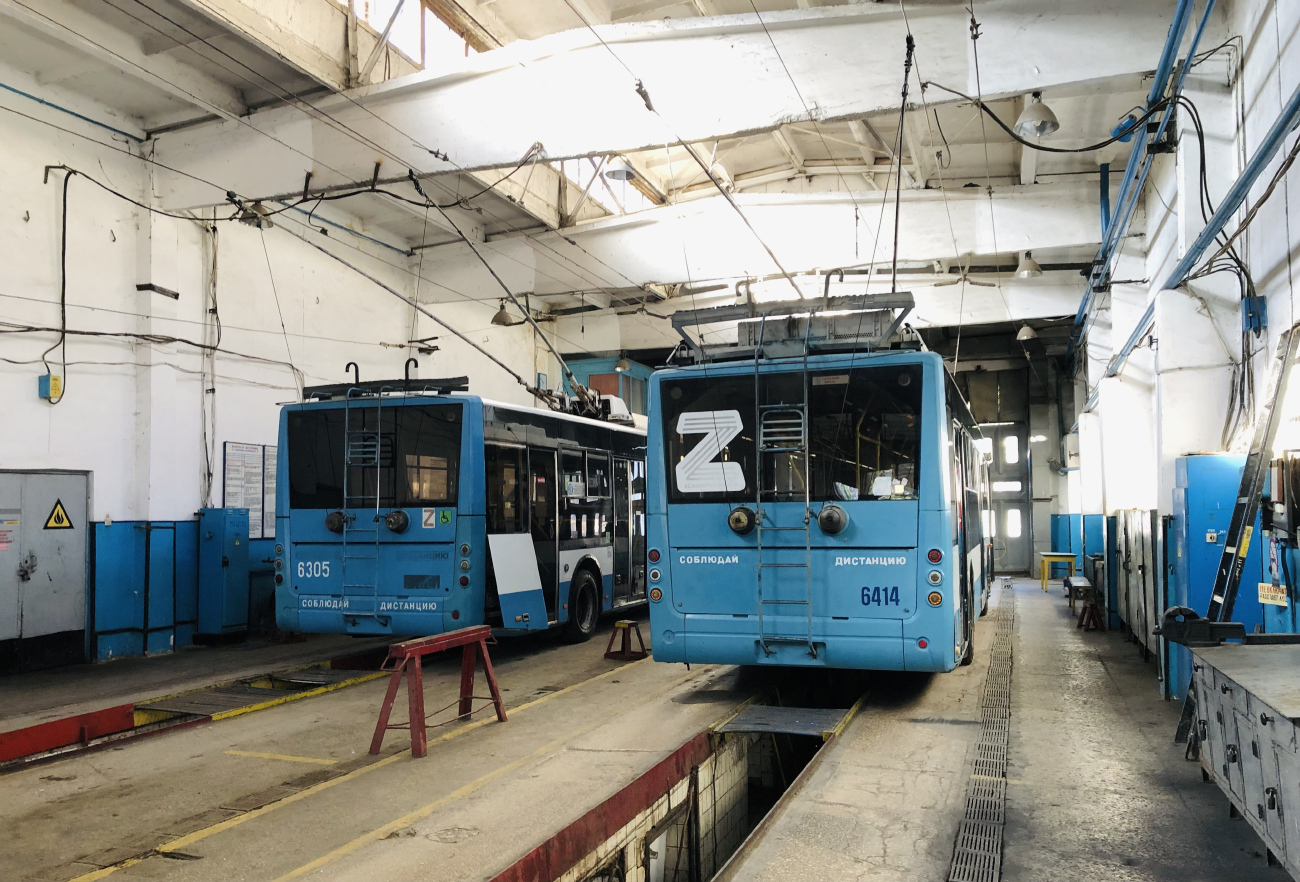 Crimean trolleybus, Bogdan T70115 # 6414
