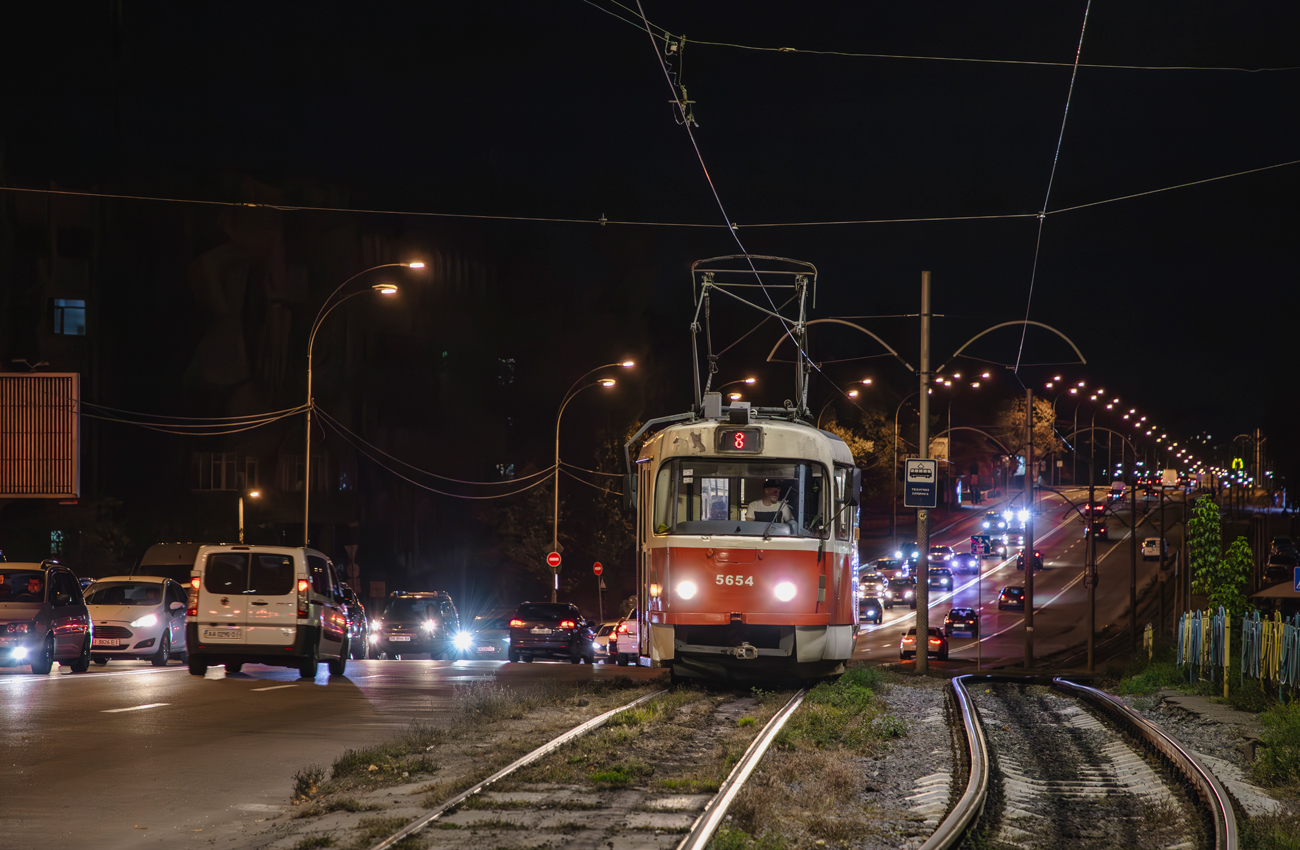Киев, Tatra T3SUCS № 5654