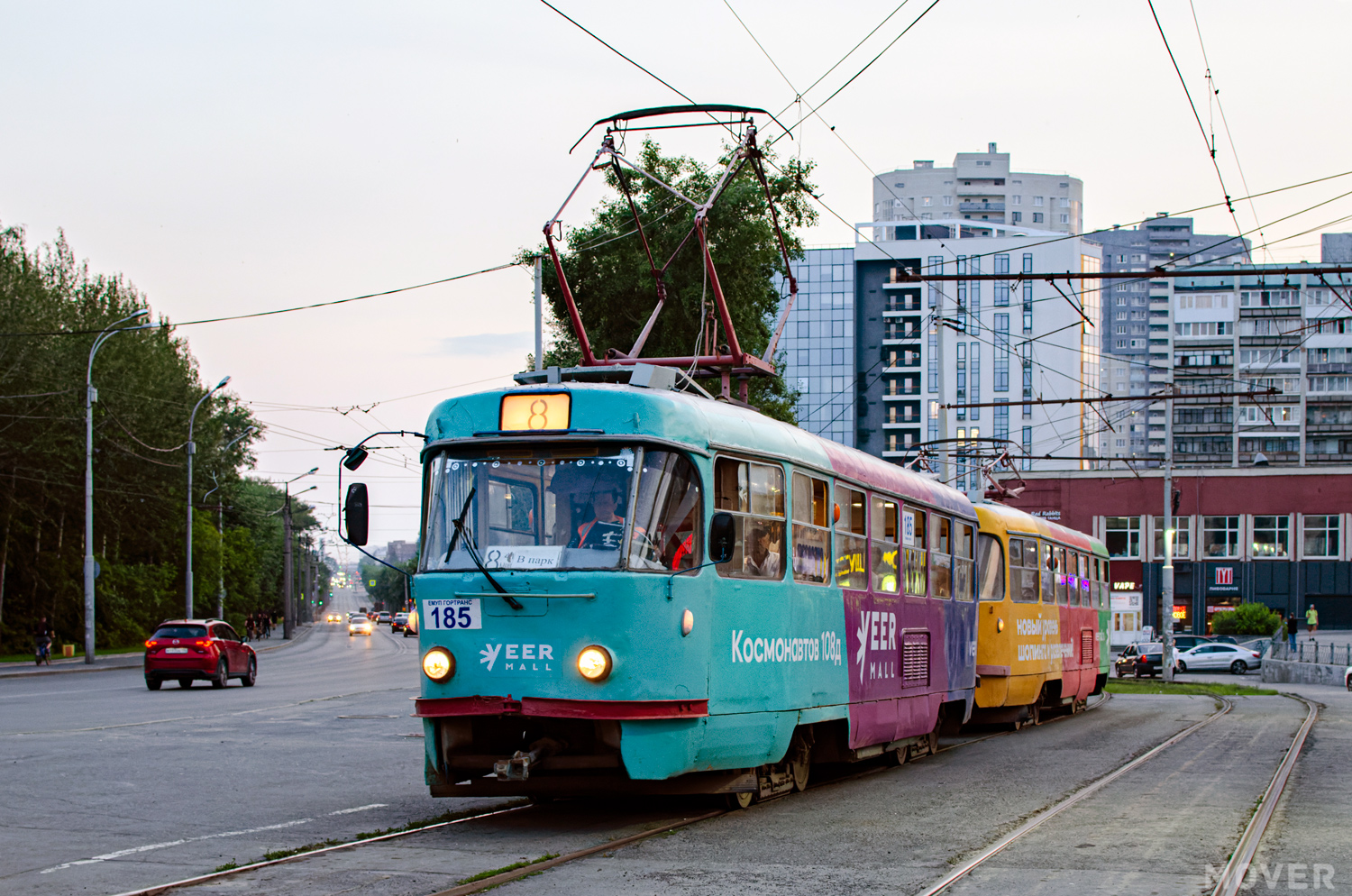 Екатеринбург, Tatra T3SU № 185
