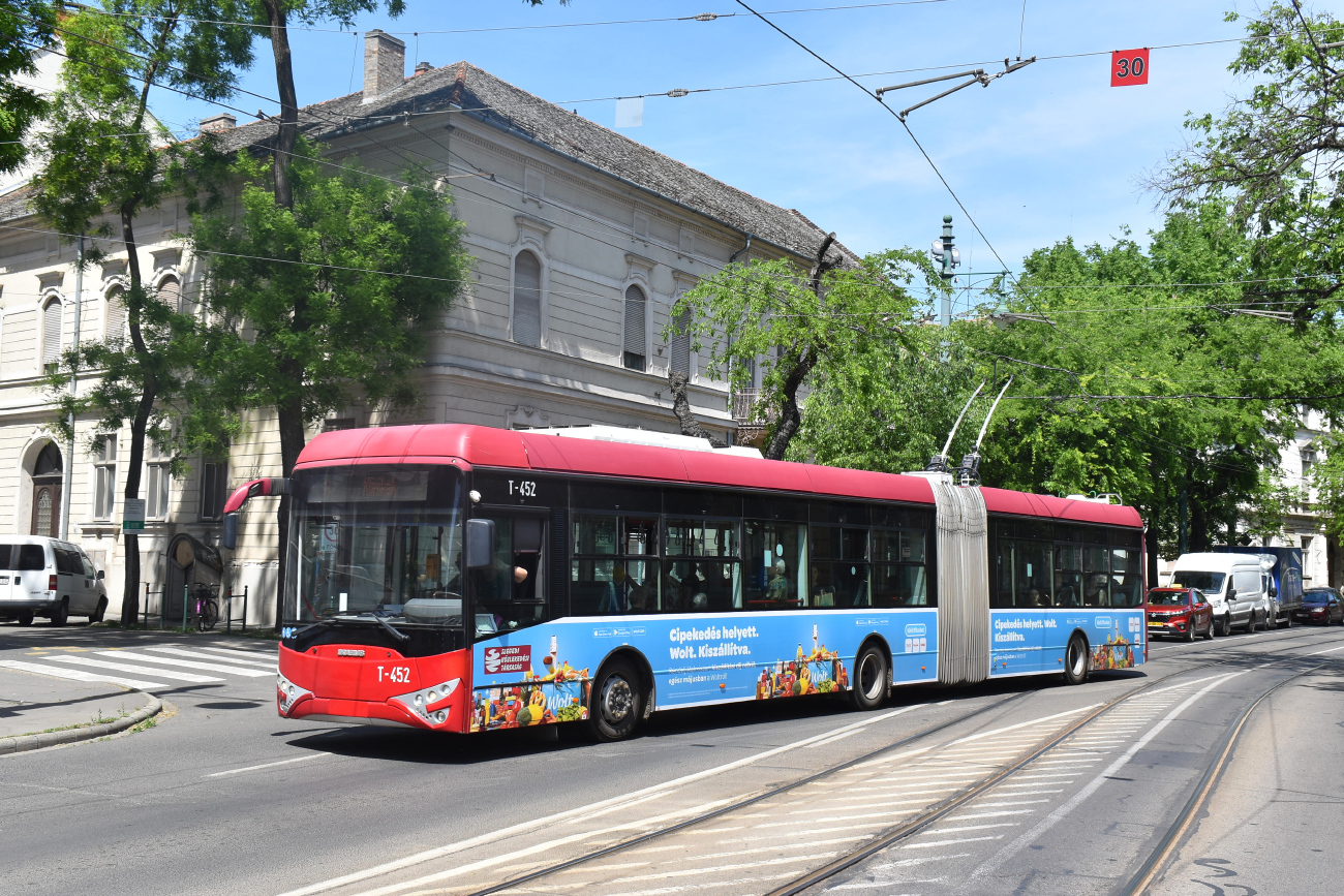 Сегед, Ikarus-Škoda Tr187.2 № T-452 Сегед, Ikarus-Škoda Tr187.2 № T-452