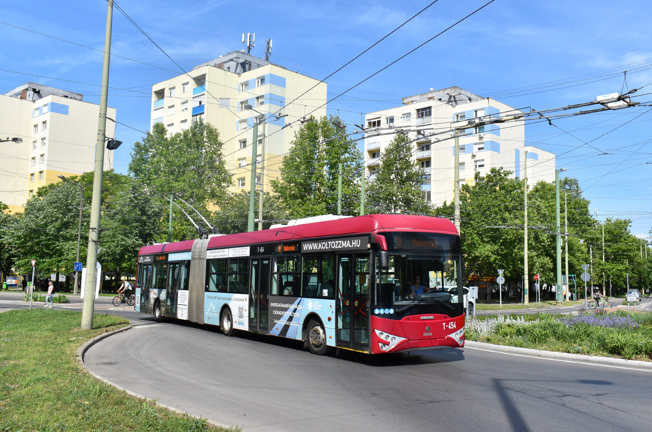 Сегед, Ikarus-Škoda Tr187.2 № T-454 Сегед, Ikarus-Škoda Tr187.2 № T-454