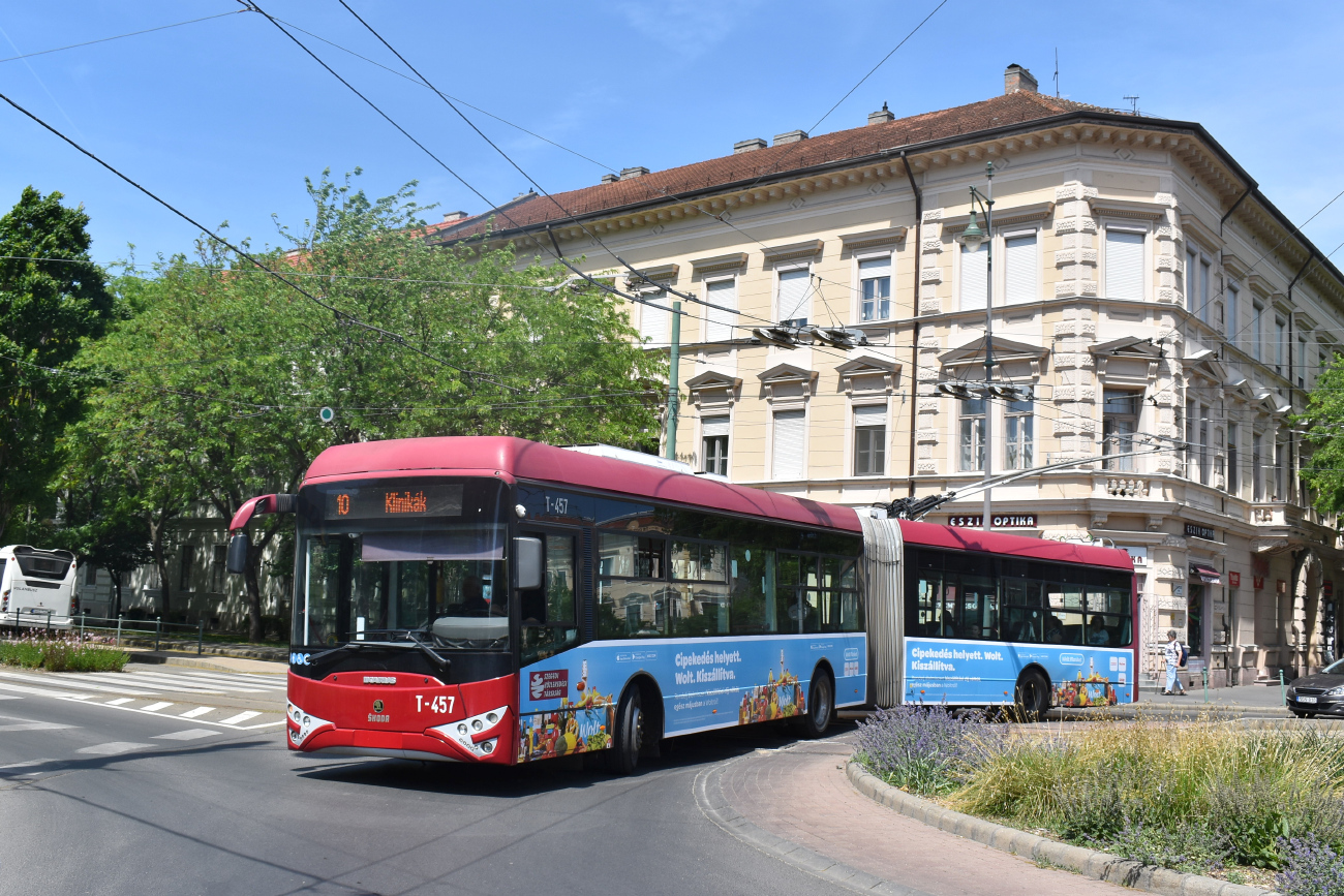 Сегед, Ikarus-Škoda Tr187.2 № T-457 Сегед, Ikarus-Škoda Tr187.2 № T-457